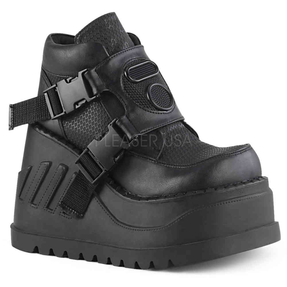 DemoniaCult - STOMP-15 Plateau sneakers - Zwart